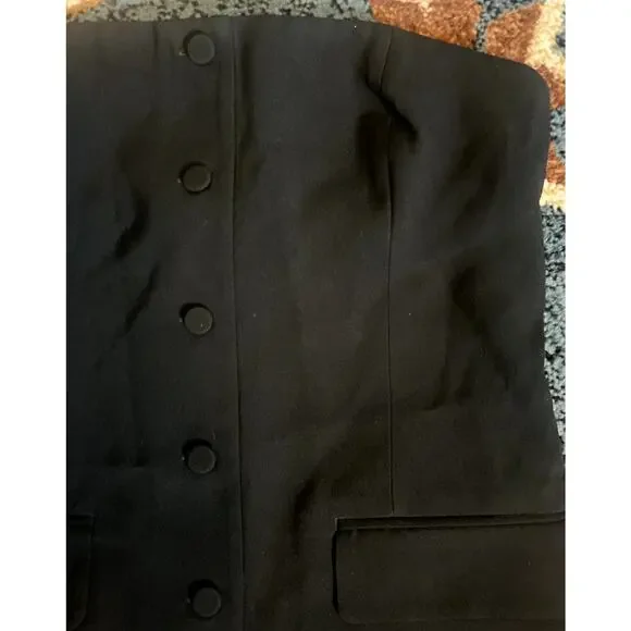 NWT Babaton Aritzia Insider Strapless Top Black Size 6 Womens - Picture 8 of 9